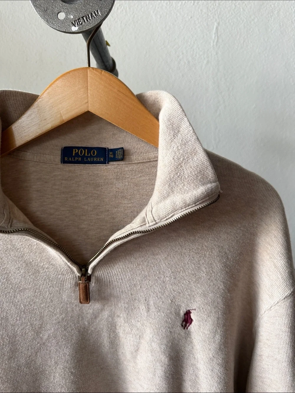 Polo Ralph Lauren 1/4 Zip Sweatshirt Size XL